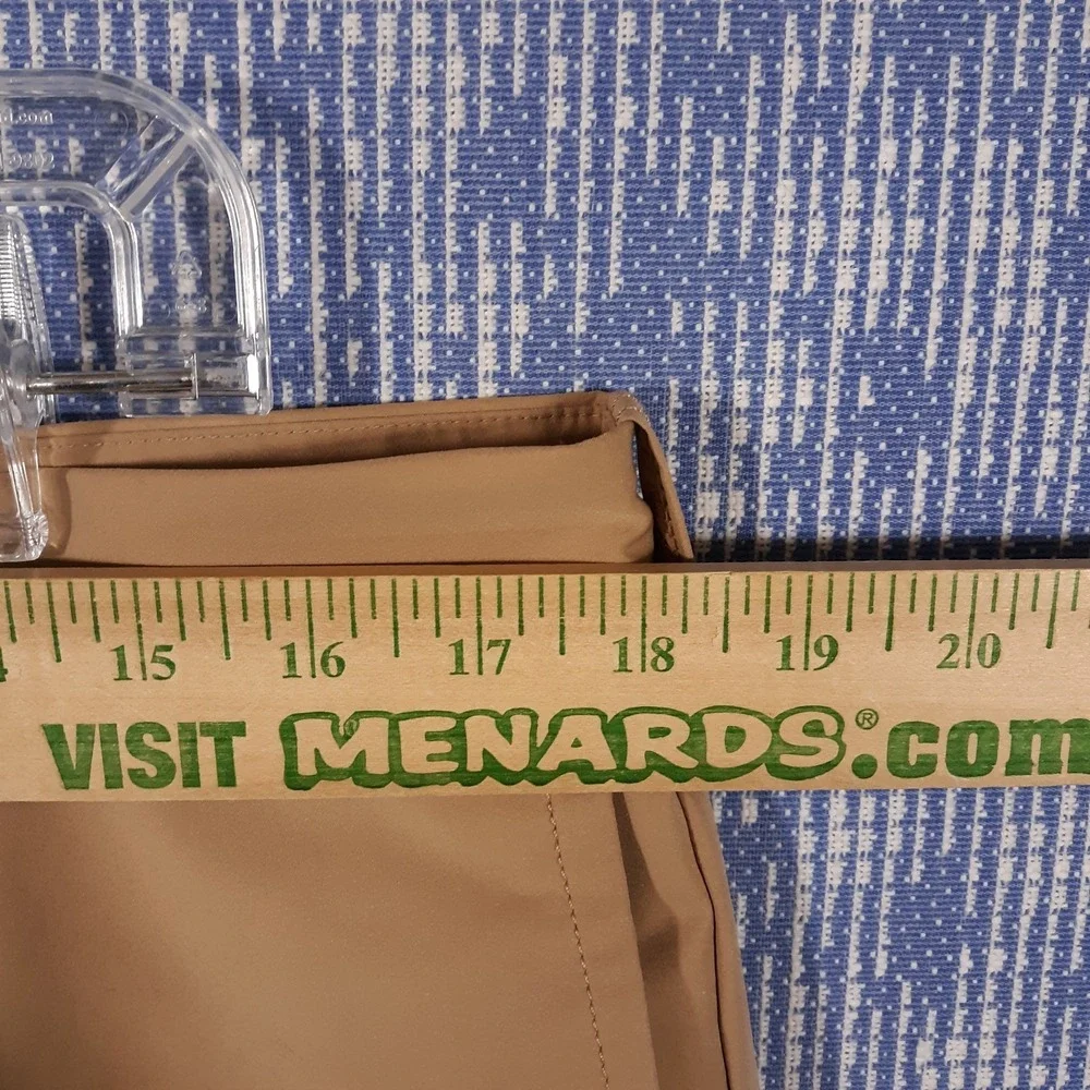 J.CREW Shorts Mens 36 x 9 Chino Flat Front Tan Lightweight
